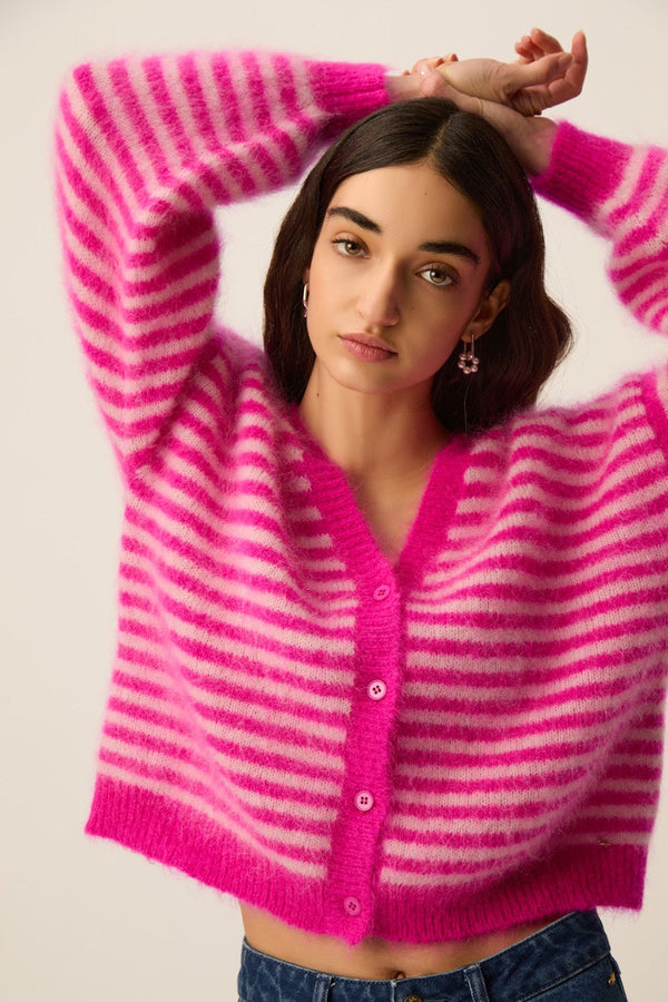 Gilet Alvaro Fuchsia/Bulle