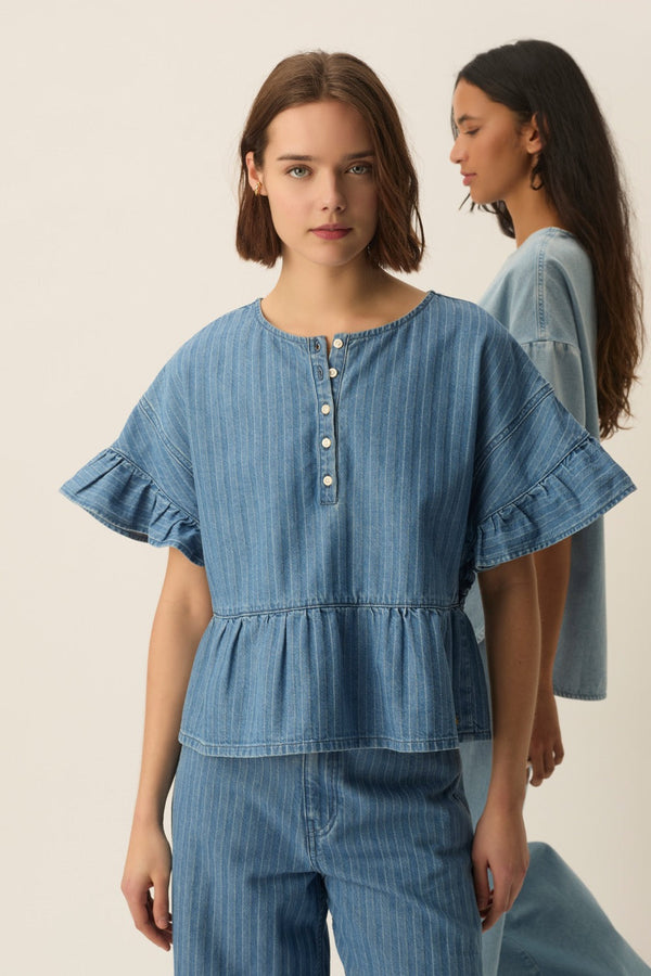 Top Lisette Denim Raye