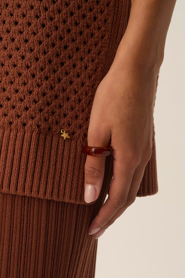 Bague Pomme Ecaille