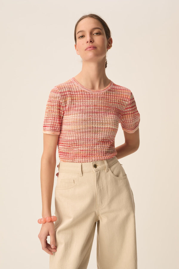 Tee-shirt en maille Cuba Multico Homard
