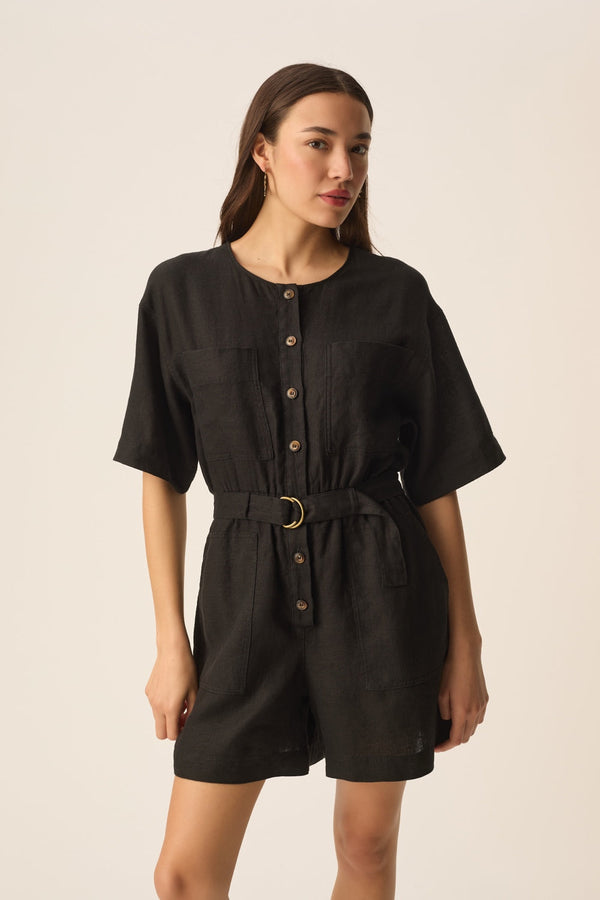 Combi short Esther Noir